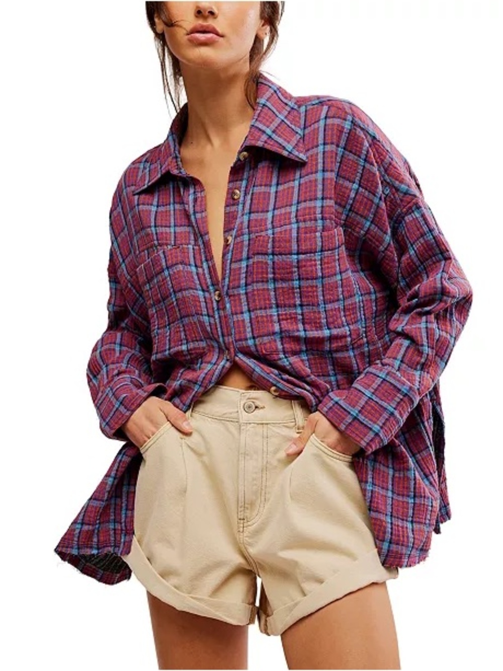 We The Free Cardiff Plaid Shirt